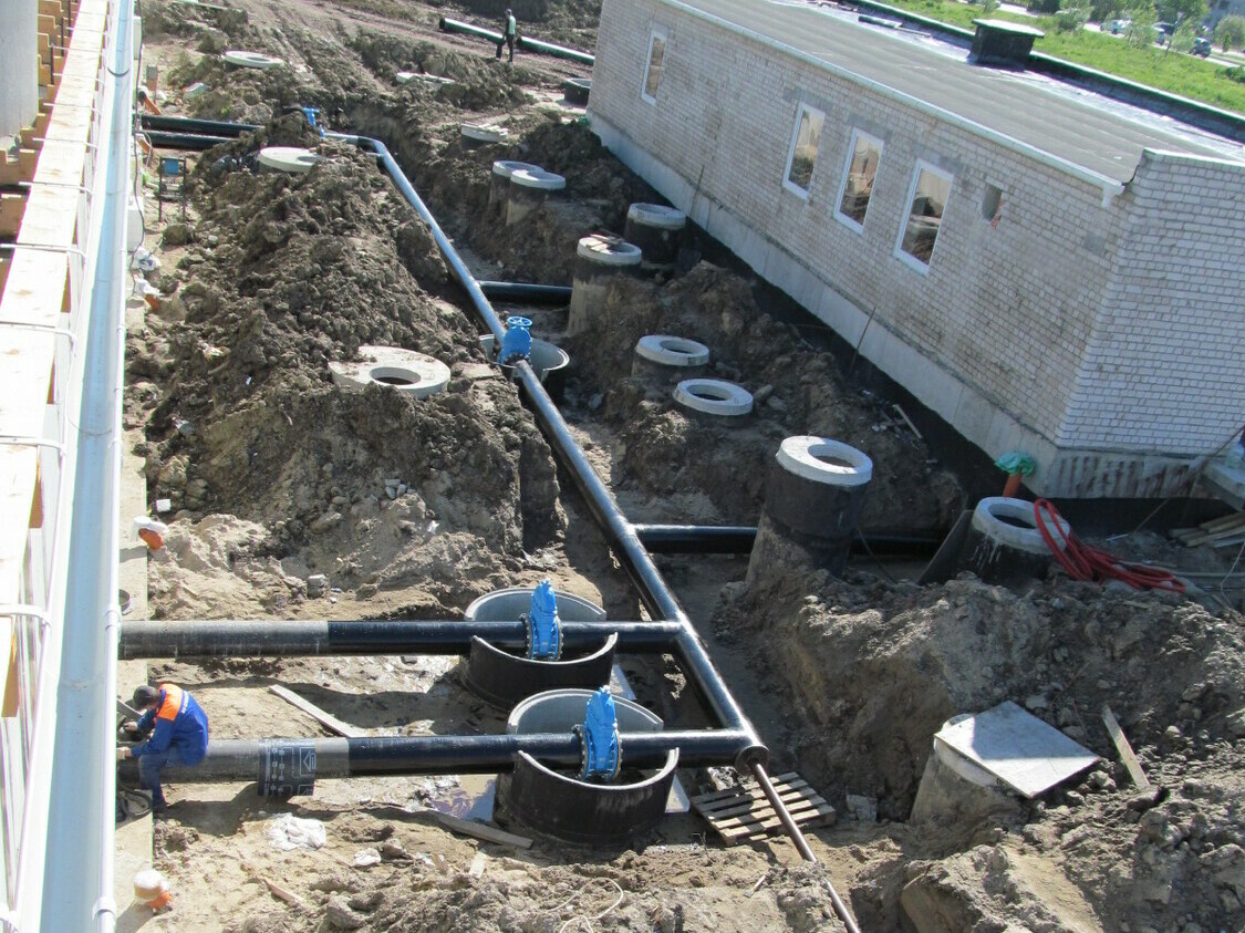 ОБВЯЗКА СЕТЯМИ ГОРОДСКИХ ВОДОНАПОРНЫХ СТАНЦИЙ